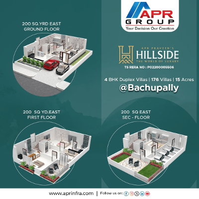 Gated community villas in bachupally | APR Group